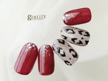 グラティフィー 梅田店(gratify)/ 秋定番！ボルドー×レオパード