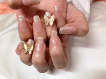 ビジュー(Bijou)/バタフライネイル
