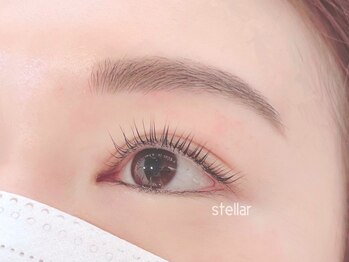 ステラァ(stellar)の写真/黄金比をベースに骨格・自眉の状態を見ながら施術！まつ毛と同時施術で垢抜け目元へ…*理想の美眉毛に♪