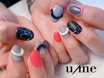 ユーミー(u/me)/モードカジュアルネイル♪