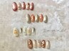 アート多めの☆定額nail☆旬のデザイン♪お得に盛り沢山アート¥6980→¥6500