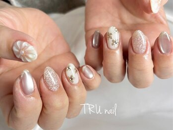 トゥルーネイル アンド アイ 熊本下通り店(TRU NAIL & EYE)の写真/長さだし◎季節＆トレンド先取りニュアンスネイル♪パラジェルに変更もOK！【デザインやり放題¥5990】