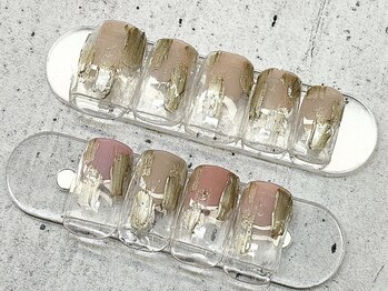 ヌル ネイル 堀江(NURU NAIL HORIE)/ショートネイル☆オフィスネイル