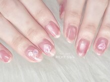 リッシュ トロワ(RICHE trois)/うるつやマグ春さくらんぼネイル