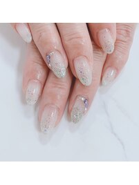 シンプルジェルネイル&本格ケア