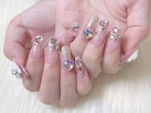 エムネイル(M-Nail)/★キラキラハートジェルネイル★