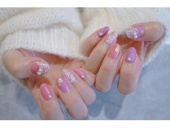 ネイル フライガール(nail FLY GIRL)/ツイードネイル♪
