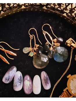 ユーズスタイル(U’style)/2月誕生石ネイル