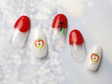 キャンアイドレッシー ヨコハマ元町店(Can I Dressy)/フルーツネイル/りんご