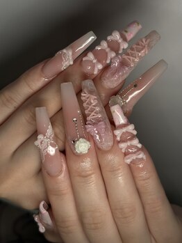 エクアネイルズ(Akuwa nails)/スカルプ◆180分アートやり放題