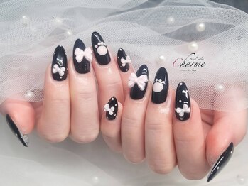 シャルム(Charme)/リボン肉球ネイル