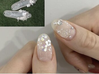 ジェミーネイル エビス(Jemiy nail ebisu)/ホログラムラメクリア