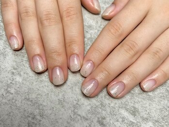 リエル(Riel)/whiteラメグラデーション