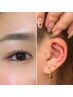【ご新規様】選べるまつげパーマ＆耳ツボジュエリー片耳6粒まで｜7100