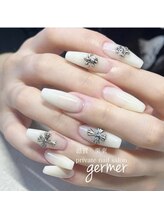 ジェルメ(germer)/シアーホワイトにクロム系ON！