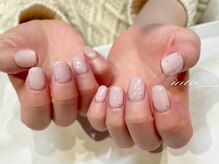 ネイルサロン イントゥ(into_)/ワンカラー　スタッズアート