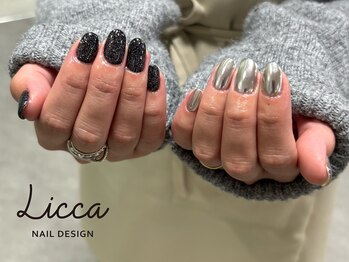 リッカ 鍋島店(Licca)/ミラー×ラメネイル♪