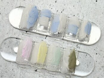 ヌル ネイル 堀江(NURU NAIL HORIE)/ショートネイルニュアンス☆