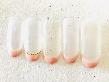 ジェルフレンチネイルアート