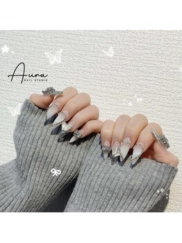 姫系ビジューネイル