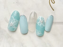 インクフラワーネイル