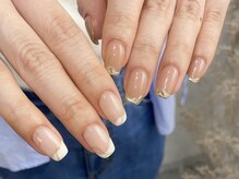 アイミーモア 国立店(aimer more)/大人きれい目ニュアンスネイル