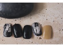 クロ(KURO)/ブラックアートネイル