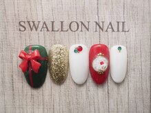 スワロンネイル(SWALLON NAIL)/クリスマスデザイン
