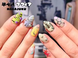 Y3k/海外ネイル/ミラー/y2k