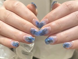 夜空ネイル