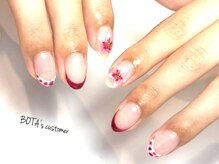 ボタネイル 本厚木(BOTANAIL)/手書きネイル/フラワーネイル