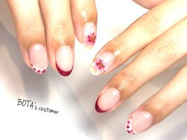 手書きネイル/フラワーネイル