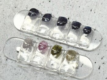 ヌル ネイル 堀江(NURU NAIL HORIE)/ショートネイルぷっくり☆