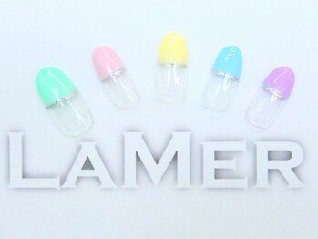 ネイルサロン ラメール(LaMer)/パステルカラーフレンチ