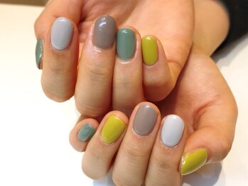 ネイルズ ララ(nails Lala)/シンプルネイル。
