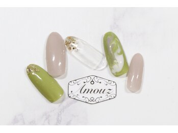 アモウズ(Amouz)/定額【テーマ:秋ネイル】3