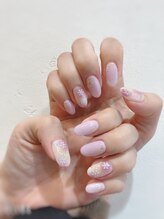 ル ジャルダン 戸塚店(le jardin)/冬らしいチーク結晶ネイル
