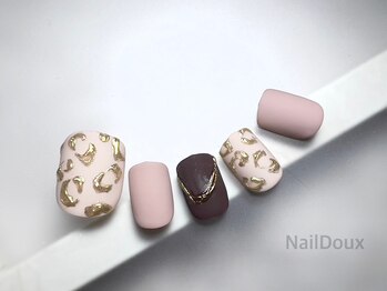 ネイル ドゥ 岡山駅前店(Nail Doux)/ウインターレオパード