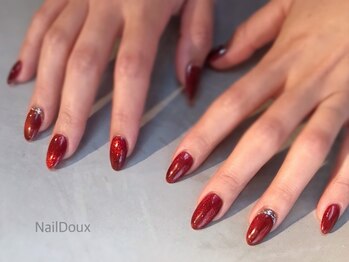 ネイル ドゥ 岡山駅前店(Nail Doux)/ミラーネイル