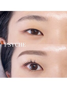 プシュケ 六角店(PSYCHE)/ダメージレスパーマｘ眉WAX