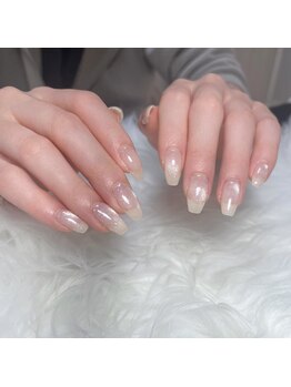 ホワイトネイル 難波店(WHITE NAIL)/マグネット/大人/ワンカラー