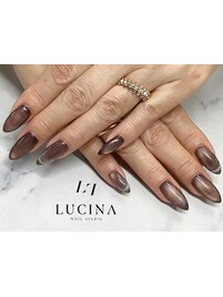 c-484 パープルマグネットネイル