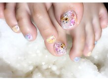 アグン(agung)/ヨーヨーのような夏ネイル