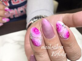 大人っぽいお花のワンカラー