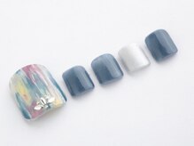 エムスラッシュネイル 本牧店(M SLASH)/夏の終わりのフットネイル☆