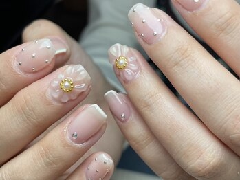 【持込】ぷっくりフラワー