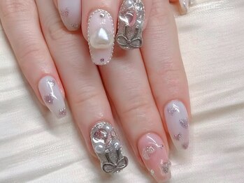 シーアンドビーネイル(C&B Nail)/持ち込みデザイン/ミラー