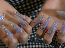 ネイルスタジオイー(nailstudio E)/【Ayumi】blue~~.+*.