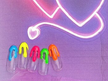 ネイルサロン&スクール ジーナ(GINA)/ぷっくりネオンカラー