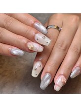 アール(R)/ワンホンチェックネイル